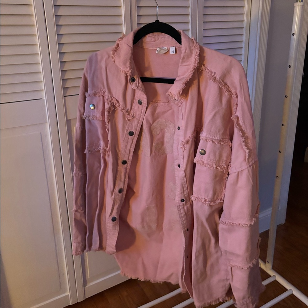 Pink ‘Rock and Roll’ Lightweight Jacket